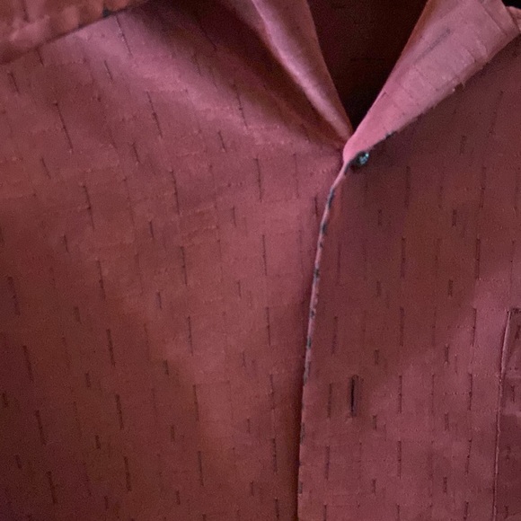 Haggar long sleeve button down dressy shirt Large - Picture 7 of 9